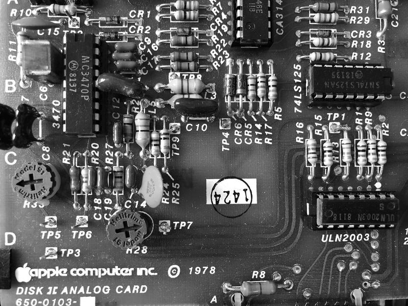 Apple ][+ Analog Drive Card Restoration